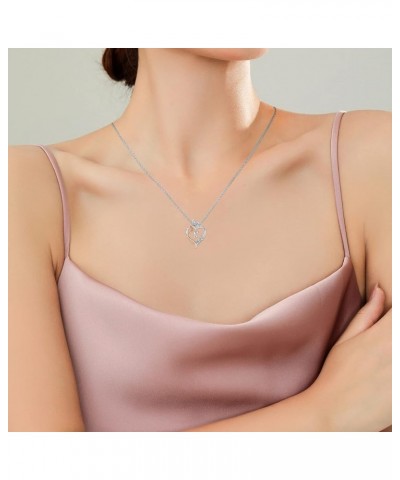 Gifts for Women Rose Heart Necklaces Gifts for Women Butterfly Necklace 925 Sterling Silver with A-Z Initial Letter Necklace ...