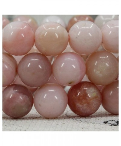 Natural Genuine Semi Precious Gemstones Healing 10mm Beaded Stretch Bracelet 7" Unisex Peruvian Pink Opal $7.40 Bracelets