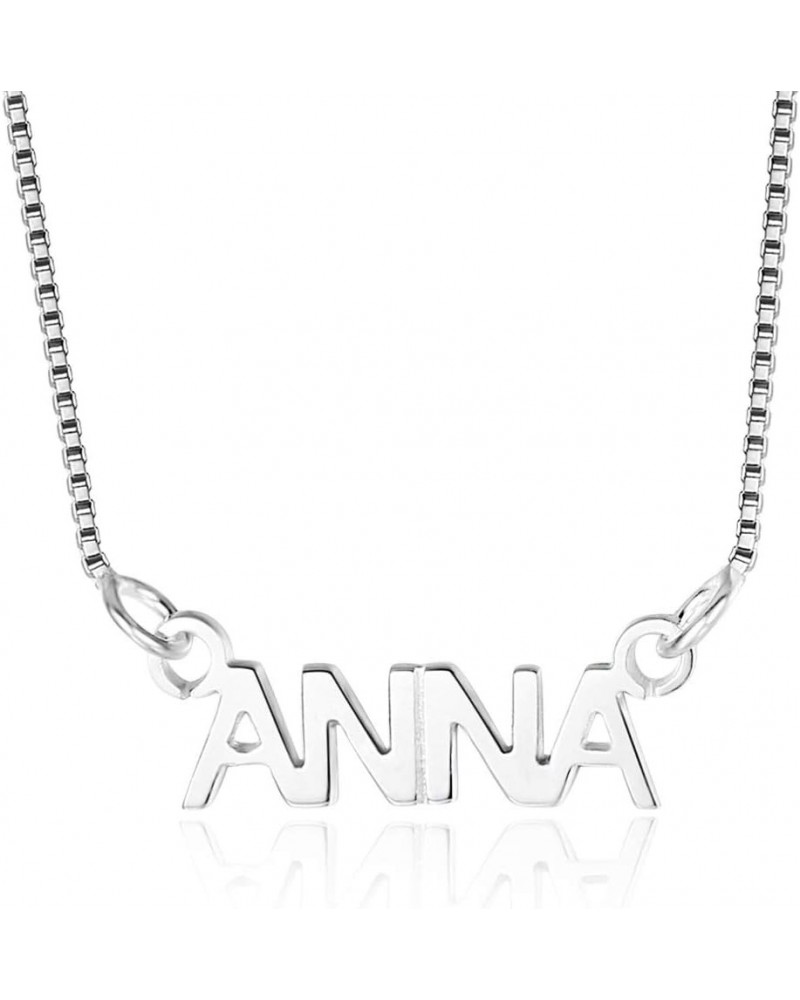 Name Necklace in 925 Sterling Silber with 1 Name All Capitals $16.60 Necklaces