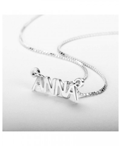 Name Necklace in 925 Sterling Silber with 1 Name All Capitals $16.60 Necklaces