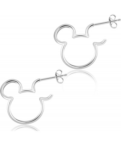 Womens Minnie and Mickey Mouse Outline Hoop Earrings - Mickey Mouse Earrings - Minnie Mouse Earrings - Jewelry Mickey Mouse S...