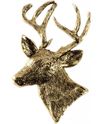 Handcrafted Deer and Elk Pins for Hunting Enthusiasts - Antler Shed, Bugling, Mule, Whitetail, Blacktail - Pewter, Copper, Go...