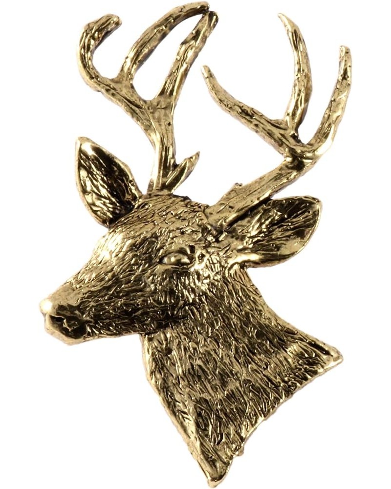 Handcrafted Deer and Elk Pins for Hunting Enthusiasts - Antler Shed, Bugling, Mule, Whitetail, Blacktail - Pewter, Copper, Go...