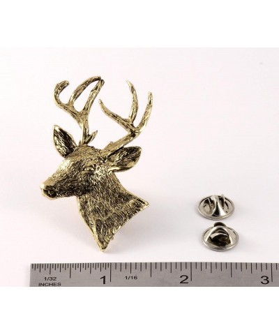 Handcrafted Deer and Elk Pins for Hunting Enthusiasts - Antler Shed, Bugling, Mule, Whitetail, Blacktail - Pewter, Copper, Go...