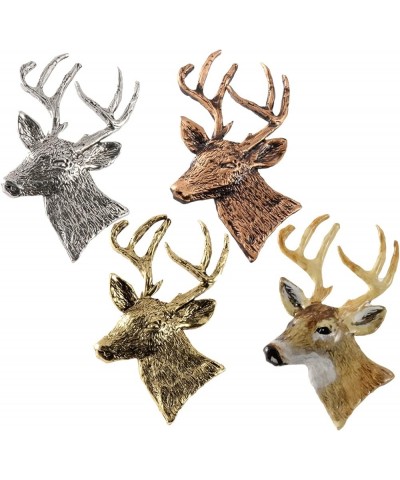 Handcrafted Deer and Elk Pins for Hunting Enthusiasts - Antler Shed, Bugling, Mule, Whitetail, Blacktail - Pewter, Copper, Go...