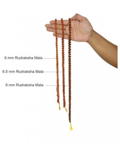 Divine Rudraksha Mala for Mind, Body, and Soul. Enhance Focus, Inner Peace. Reduce Stress. Ideal for Meditation & Yoga. Authe...