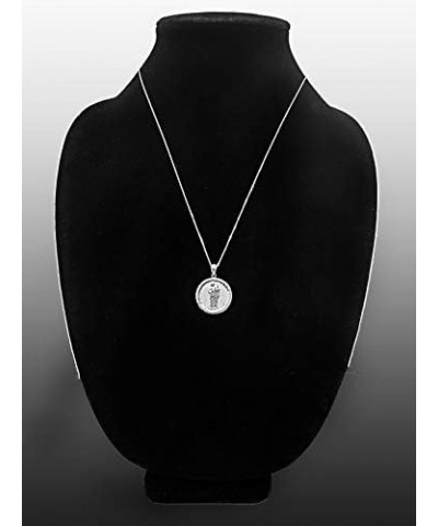 Sterling Silver Saint Jude Medallion Pendant Necklace 18" Necklace $17.59 Necklaces