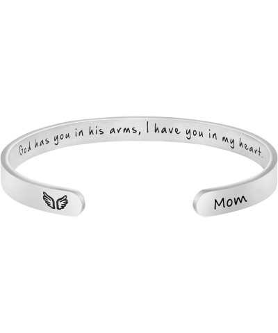 ???????? ???????? for Women In Memory of Jewelry Gift Sympathy Remembering Loss of One You Loved Cuff Bracelets Memorial Mom ...