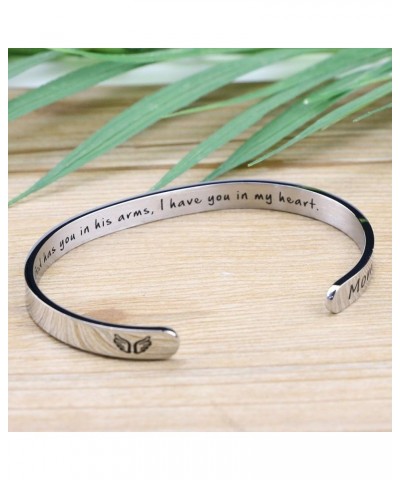 ???????? ???????? for Women In Memory of Jewelry Gift Sympathy Remembering Loss of One You Loved Cuff Bracelets Memorial Mom ...