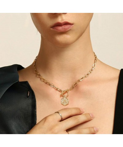 18K Gold Plated Initial Necklace Gold Necklaces for Women Letter Necklace W $10.17 Necklaces