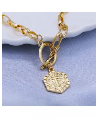 18K Gold Plated Initial Necklace Gold Necklaces for Women Letter Necklace W $10.17 Necklaces