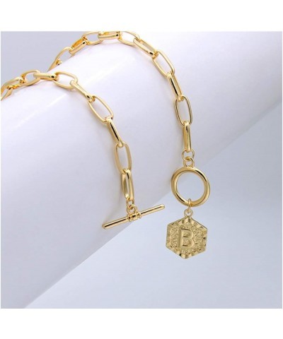 18K Gold Plated Initial Necklace Gold Necklaces for Women Letter Necklace W $10.17 Necklaces