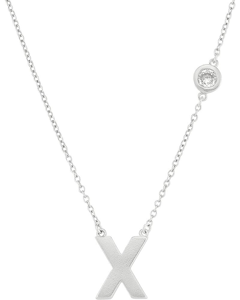 'What'S in a Name' Initial Pendant Necklace in Sterling Silver, 16" + 2 X $27.50 Necklaces