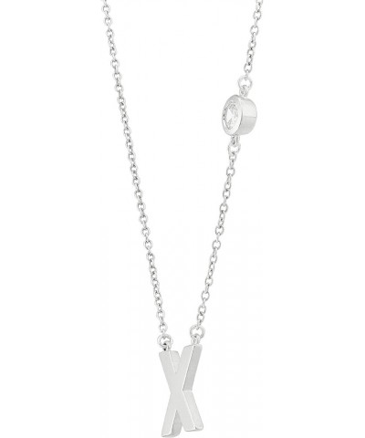 'What'S in a Name' Initial Pendant Necklace in Sterling Silver, 16" + 2 X $27.50 Necklaces