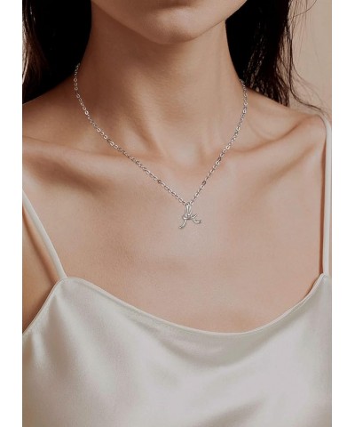 925 Sterling Silver Initial Necklaces for Women - 18-20 Inch Chain A $17.48 Necklaces