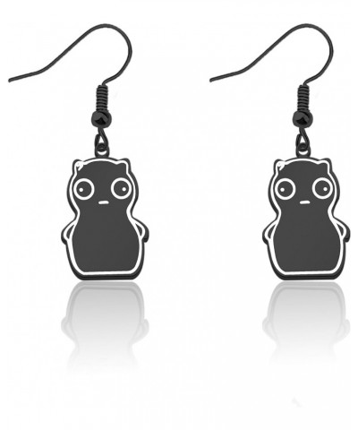 Kuchi Kopi Inspired Gift Kuchi Kopi and Melted Kuchi Kopi Earrings Kuchi Kopi Fans Gift kuchi BLK $10.02 Earrings