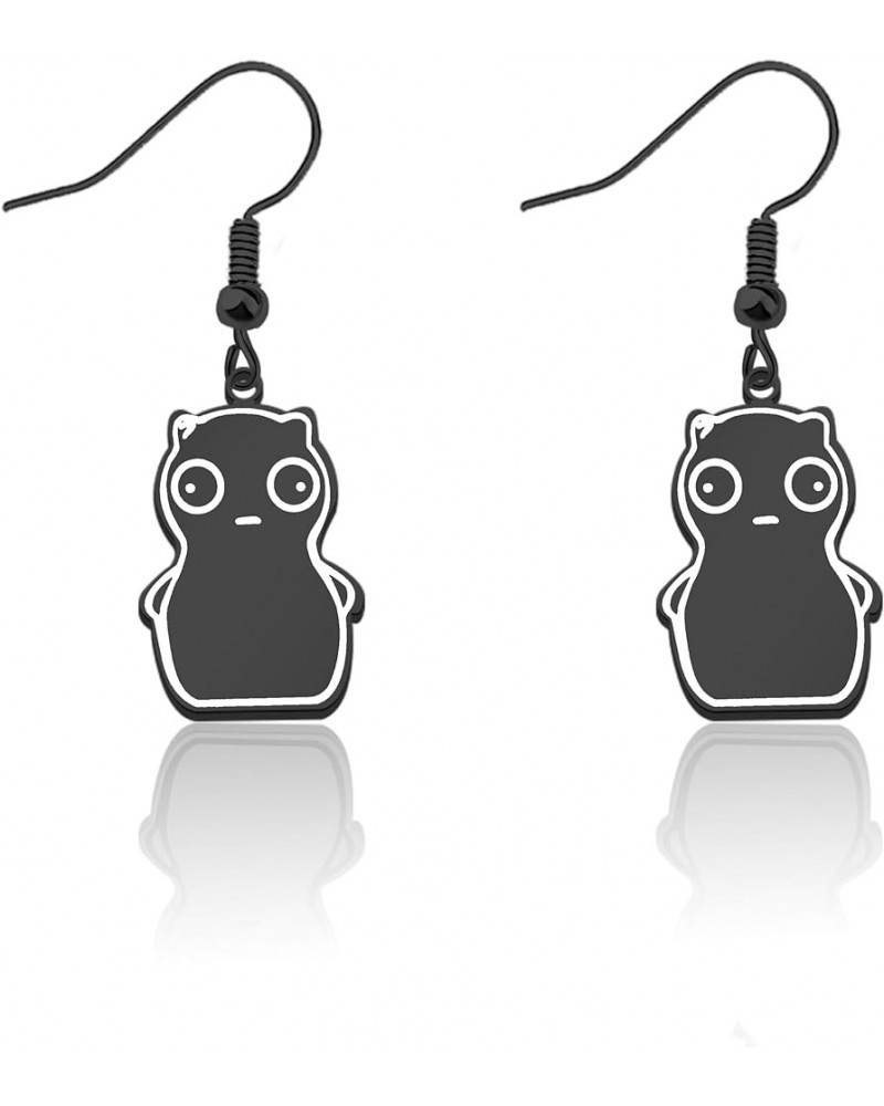 Kuchi Kopi Inspired Gift Kuchi Kopi and Melted Kuchi Kopi Earrings Kuchi Kopi Fans Gift kuchi BLK $10.02 Earrings