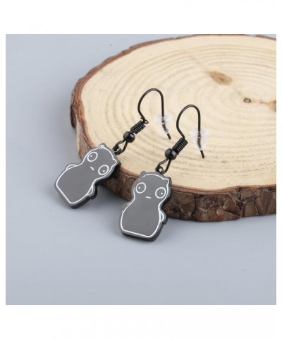 Kuchi Kopi Inspired Gift Kuchi Kopi and Melted Kuchi Kopi Earrings Kuchi Kopi Fans Gift kuchi BLK $10.02 Earrings