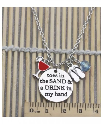 Toes in the Sand Beach Charm Necklace $9.00 Necklaces