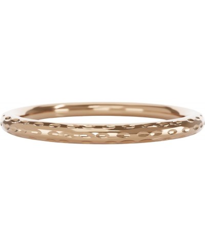 Kelly Rose 10k Pure Gold daimond cut Stacking Ring for Women (2mm thickness) - Non-Tarnish, Dainty & Thin Band, Perfect for S...