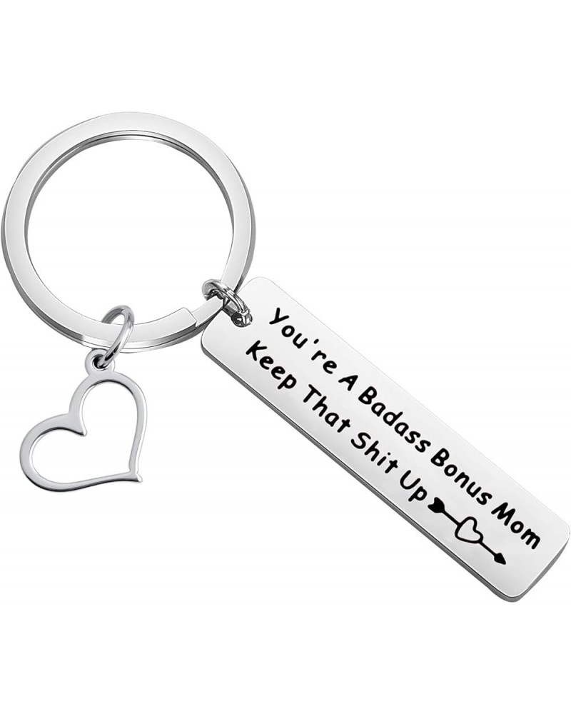 Step Dad Gift Keychain Best Bonus Dad Ever Gift for Stepdad Stepfather K-bnous Mom $9.82 Pendants