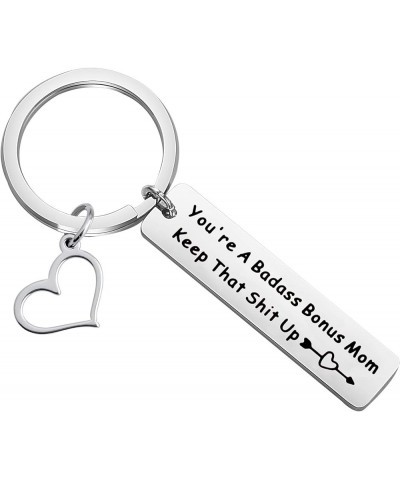 Step Dad Gift Keychain Best Bonus Dad Ever Gift for Stepdad Stepfather K-bnous Mom $9.82 Pendants