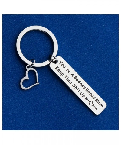 Step Dad Gift Keychain Best Bonus Dad Ever Gift for Stepdad Stepfather K-bnous Mom $9.82 Pendants