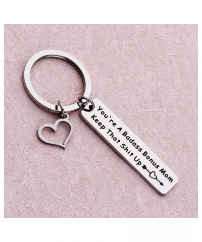 Step Dad Gift Keychain Best Bonus Dad Ever Gift for Stepdad Stepfather K-bnous Mom $9.82 Pendants