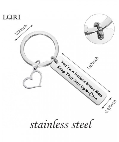 Step Dad Gift Keychain Best Bonus Dad Ever Gift for Stepdad Stepfather K-bnous Mom $9.82 Pendants