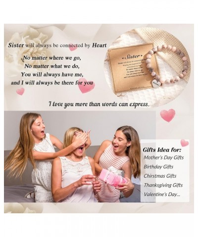 Mothers Day Gifts Heart Charm Bracelet for Mom/Grandma/Aunt/Sister Birthday Christmas Gift for Women Sister $9.50 Bracelets