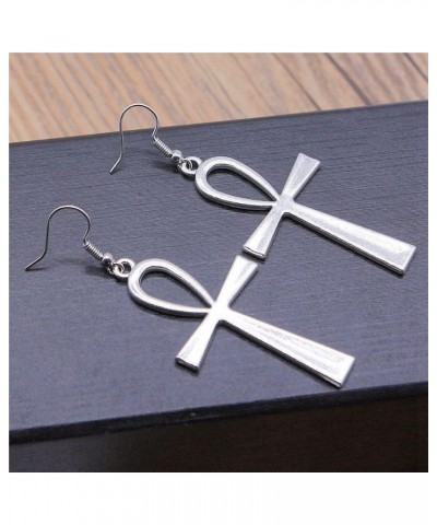 Pharaoh Ankh cross child jewelry korean fashion Earrings 1pair-52x28mm-V-K1406-B10160 $4.34 Earrings