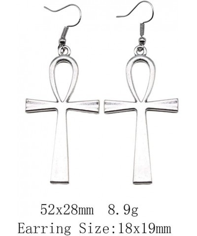 Pharaoh Ankh cross child jewelry korean fashion Earrings 1pair-52x28mm-V-K1406-B10160 $4.34 Earrings