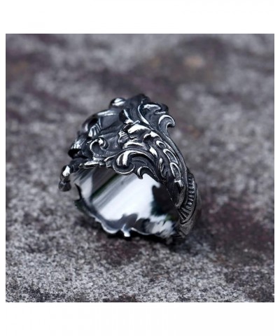 Skull Rings Stainless Steel Jewelry Edgy Chunky Death Ring for Men R-826 $12.97 Rings