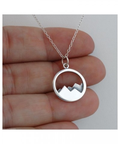 Mountain Pendant Necklaces for Men and Women Two Layer Range $19.74 Necklaces