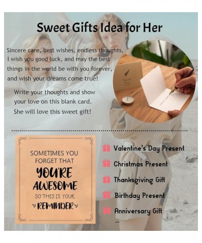 Inspirational Gifts for Women,Gift Cards for Women,Unique Christmas Birthday Gifts for Women,Get Well Soon Gifts, Natural Sto...