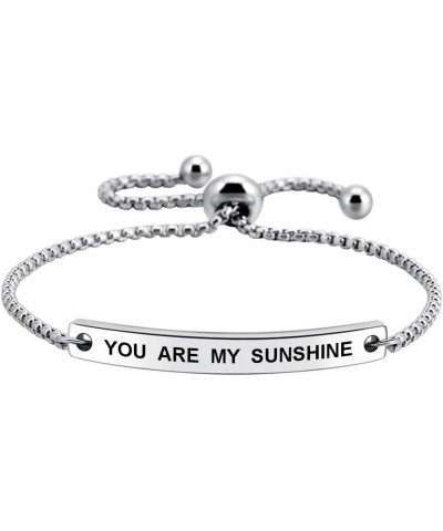 Cuff Bracelets for Women, Fashional Jewelry for Girl Her, Inspirational Gifts for Women you are my sunshine $10.02 Bracelets