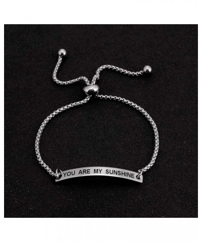 Cuff Bracelets for Women, Fashional Jewelry for Girl Her, Inspirational Gifts for Women you are my sunshine $10.02 Bracelets