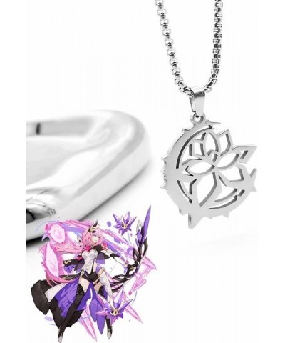 Honkai Impact 3 Necklace Elysia Cosplay Unisex Pendant Long Chain Choker Jewelry Necklaces Gift $13.33 Necklaces