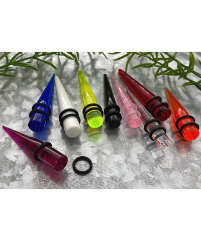 PAIR of Acrylic Expansion Tapers Ear Expander Plugs Gauges 14g thru 1" available! Clear - 5/8" (16mm) $10.41 Body Jewelry