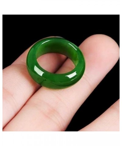 Green Jade Ring for Women Good Luck Jade Ring Green Crystal Jade Rings Jewelry for Teen Girls Size 6-10 Green: 9 $8.24 Rings