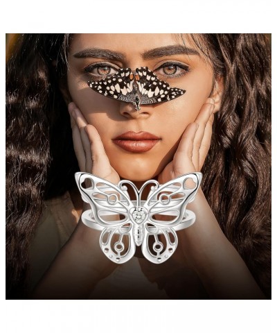 Butterfly Ring 925 Sterling Silver Rings Open Rings butterfly jewelry for Women $12.25 Rings