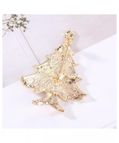 Bayetss Christmas Brooch for Women Men Multi-Colored Rhinestone Christmas Tree Pins Stylish Sparkling Brooch $4.37 Brooches &...