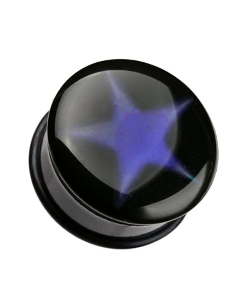 Thermotropic Star Single Flared Mood Plug 7/16" (11mm) $11.28 Earrings