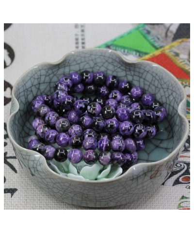 Gem Semi Precious Gemstones 10mm Round Beads Stone Crystal Stretch Bracelets Unisex Purple Russian Charoite Crystal $16.79 Br...