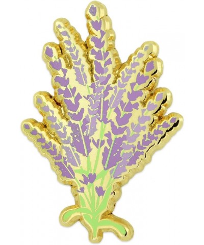 Flower Plant Enamel Lapel Pin Jewelry Brooch 1 Piece Lavender Flower Bouquet $28.44 Others