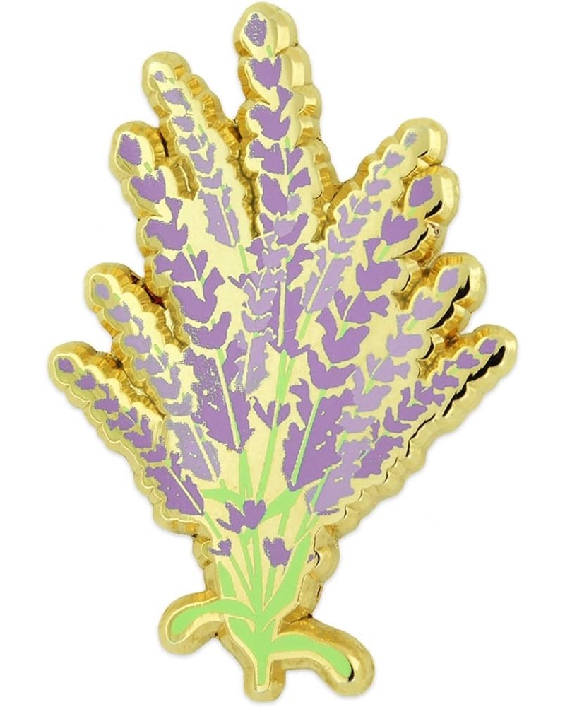 Flower Plant Enamel Lapel Pin Jewelry Brooch 1 Piece Lavender Flower Bouquet $28.44 Others