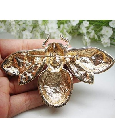 TTjewelry Charming Bee Insect Brooch Pin Austria Crystal Rhinestone Multi-colored retro $12.71 Brooches & Pins