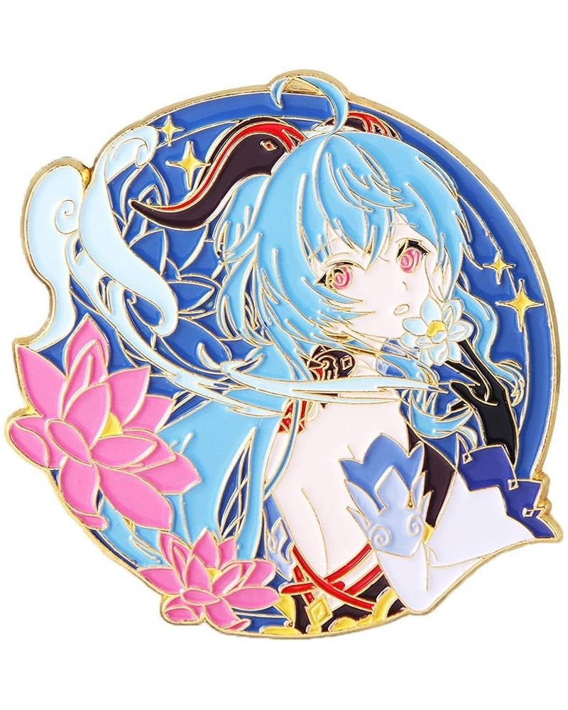 Genshin Impact Kokomi Brooch Pin - Kokomi Characters Cosplay Enamel Brooch Lapel Pin - Gift for Fans, Women and Girls (Kokomi...