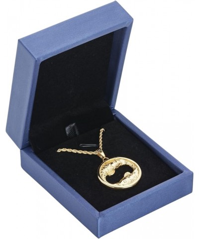 24k Gold-Dipped Zodiac Necklace With Star Sign Constellation Pendant Eternally Pisces $42.55 Necklaces