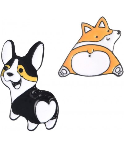 4 pcs Enamel Pins cute enamel pins enamel pin badges enamel lapel pins Corgi Shiba Inu As Shownx2pcs 2.79x2.54cmx2pcs $7.04 B...